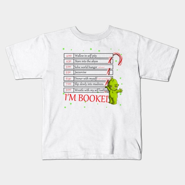 I'm booked candycane Kids T-Shirt by ImSomethingElse